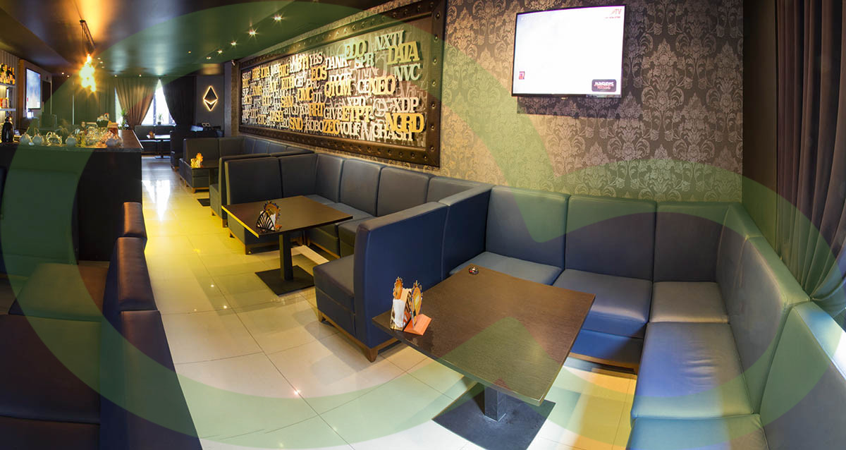 интерьер лаунж бара CRYPTO BAR